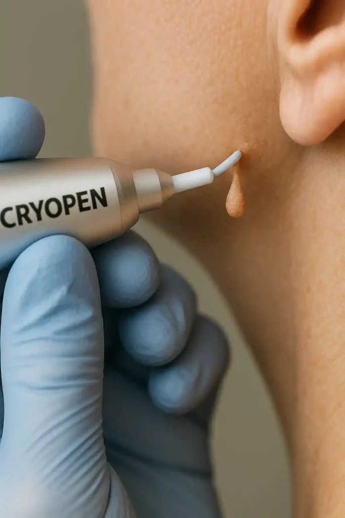 Cryopen for skin tags removal Edinburgh speak to our team today!