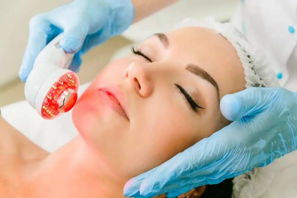 woman having non-surgical Morph8 treatment Edinburgh