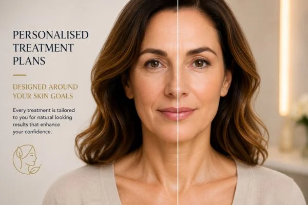 Before and after results of Collagen Lift Therapy Edinburgh